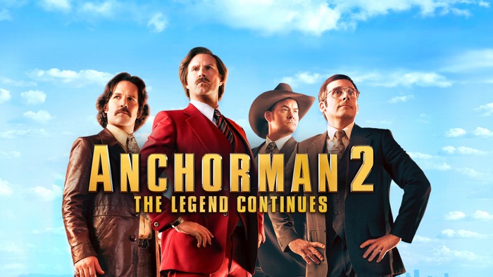 Anchorman 2: The Legend Continues movie poster
