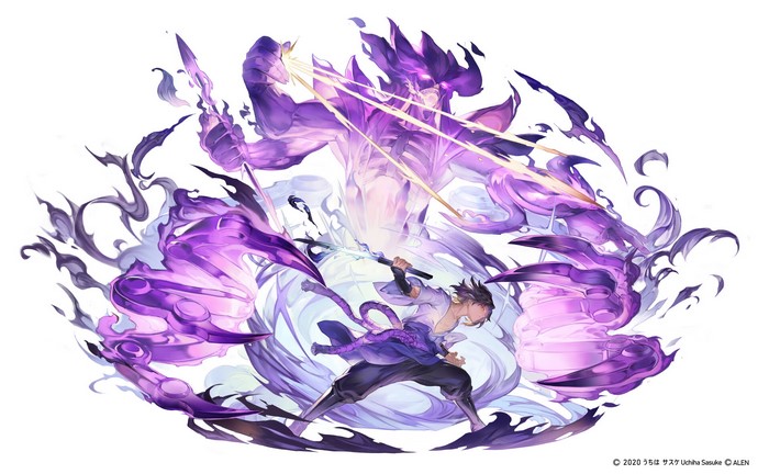 Sasuke Uchiha with Purple Aura