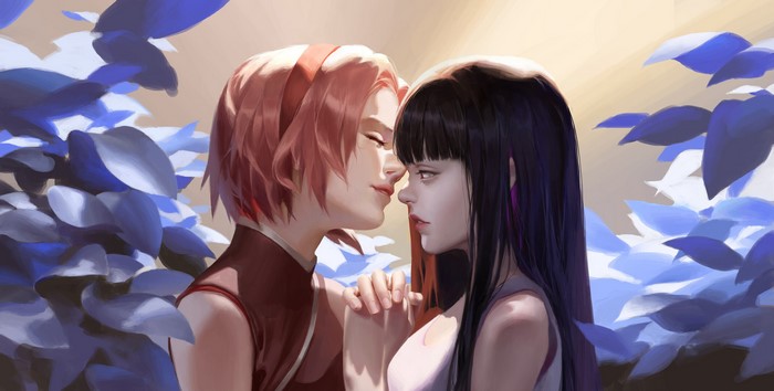 Sakura Haruno and Hinata Hyuga from Naruto