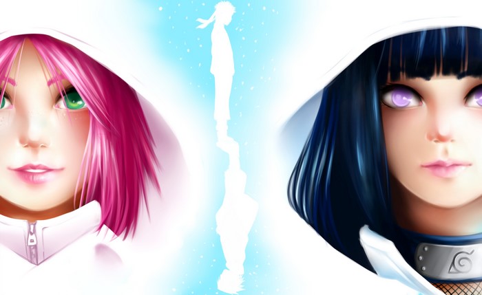 Sakura Haruno and Hinata Hyuga from Naruto