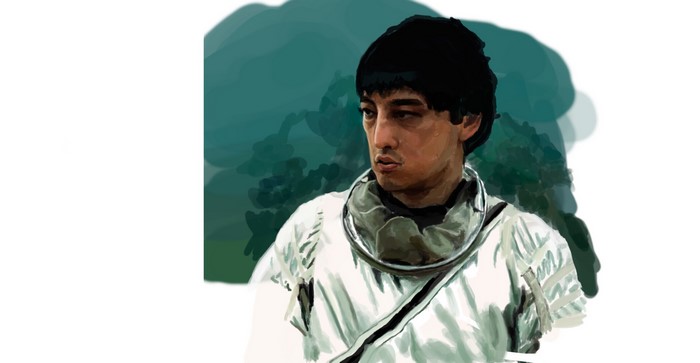 Joji in a white suit