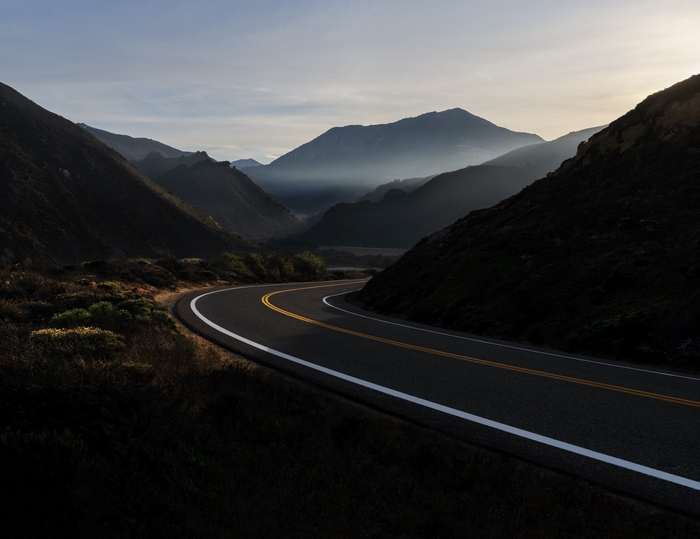 Winding Mountain Road 4K