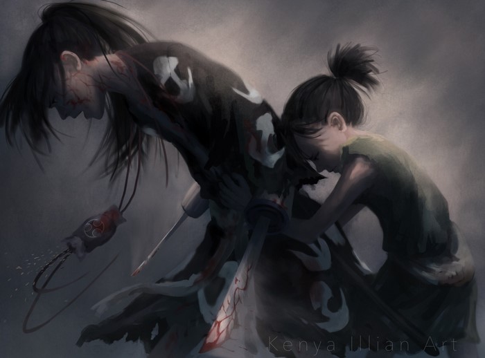 Dororo and Hyakkimaru from Dororo