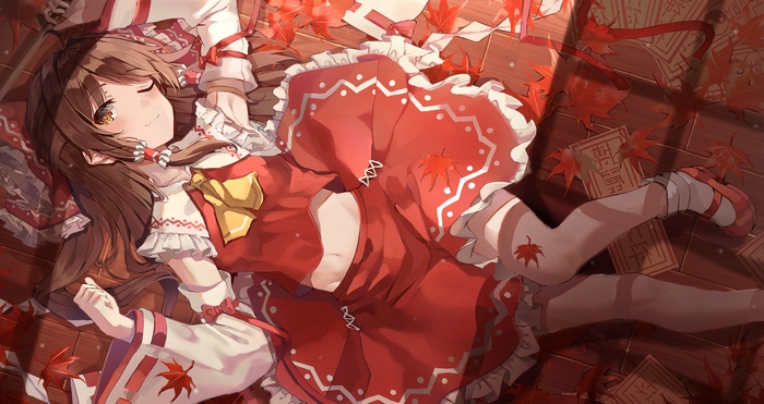 Reimu Hakurei from Touhou 4K