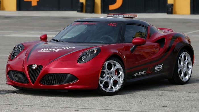 2014 Alfa Romeo 4C WTCC Safety Car in Red