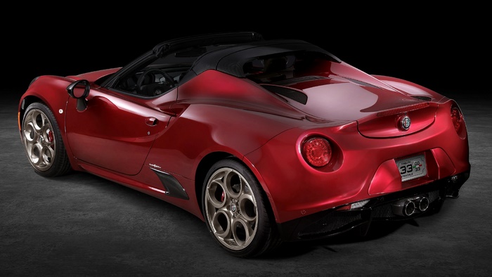 Red 2020 Alfa Romeo 4C Spider 33 Stradale Tributo Convertible
