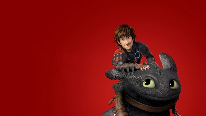 Hiccup and Toothless from How to Train Your Dragon 2