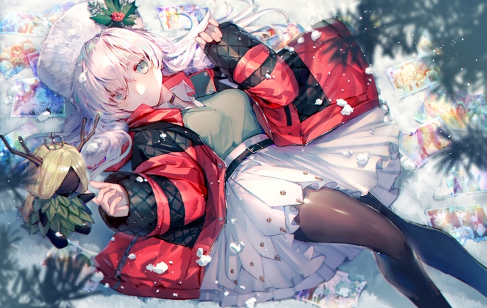 Anastasia from Fate/Grand Order in Christmas attire