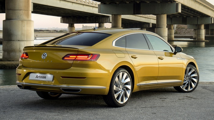 Yellow 2018 Volkswagen Arteon R-Line Fastback