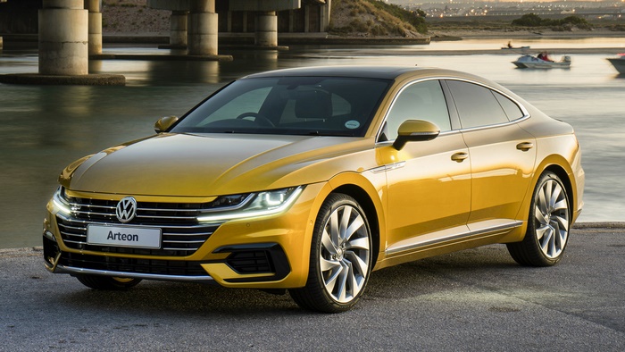 Yellow 2018 Volkswagen Arteon R-Line Fastback