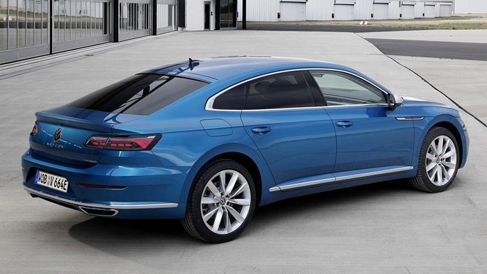 Blue 2020 Volkswagen Arteon eHybrid Fastback Car