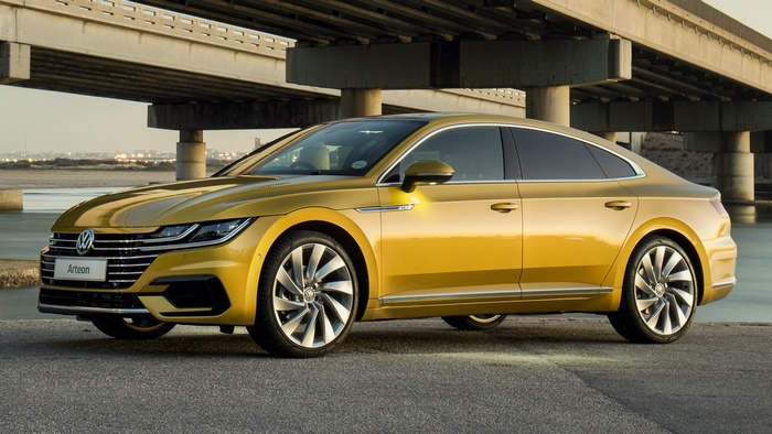 Yellow 2018 Volkswagen Arteon R-Line Fastback