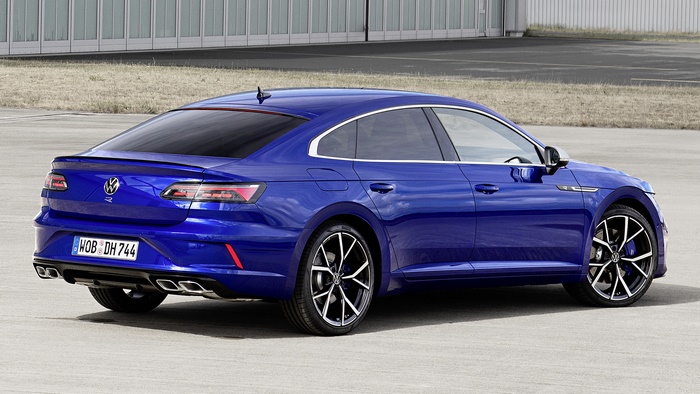 Blue Volkswagen Arteon R Fastback