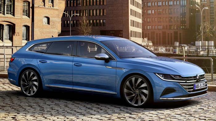 2020 Volkswagen Arteon Shooting Brake, Blue Car