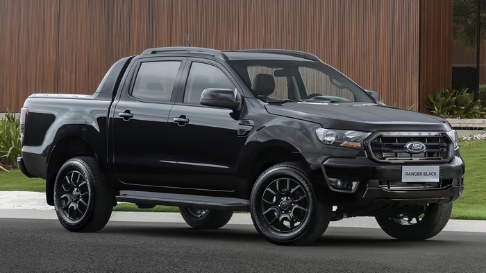 2021 Ford Ranger Black Double Cab Pickup Truck