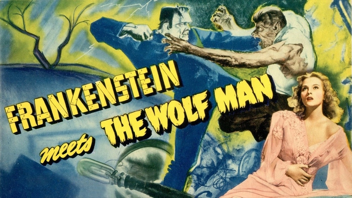 Frankenstein Meets The Wolf Man Movie Poster