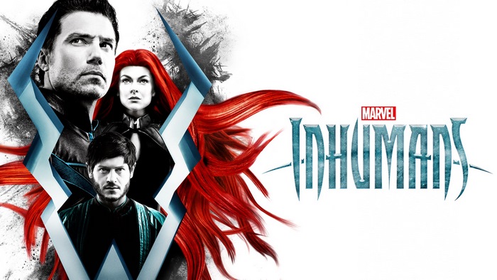 Marvel's Inhumans Poster with Black Bolt and Medusa