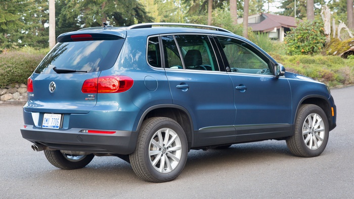 Blue 2016 Volkswagen Tiguan Wolfsburg Edition SUV