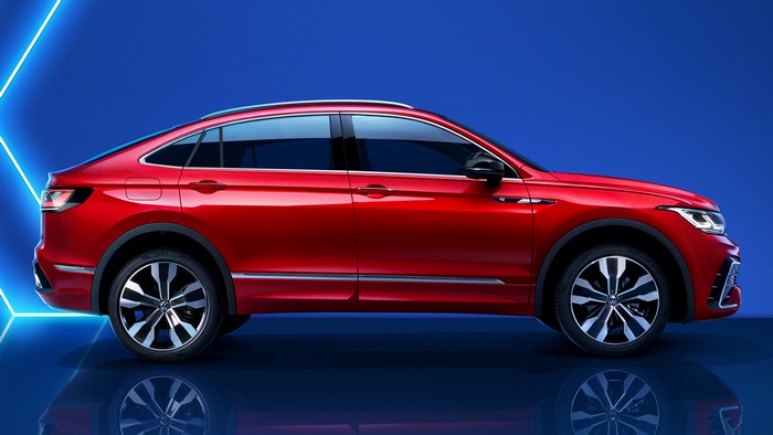 Red Volkswagen Tiguan X R-Line Coupe SUV