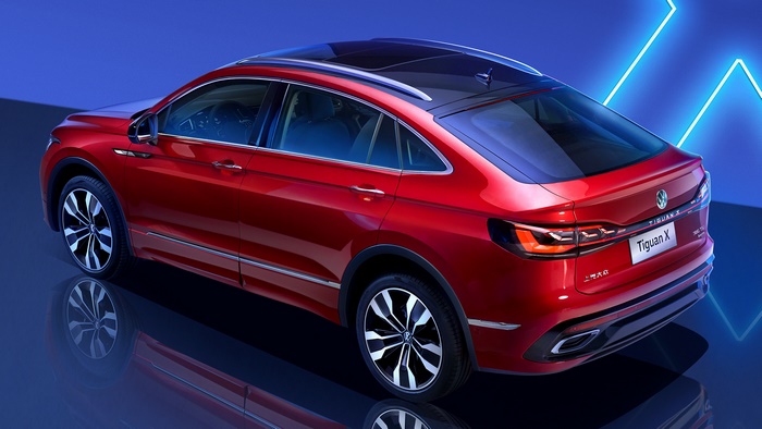 Red Volkswagen Tiguan X R-Line Coupe SUV