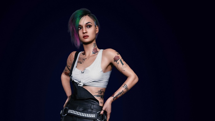Judy Cyberpunk 2077 4K Character Art