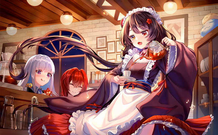 Ange Katrina and Inui Toko from Nijisanji