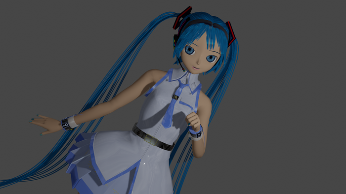 Hatsune Miku from Vocaloid