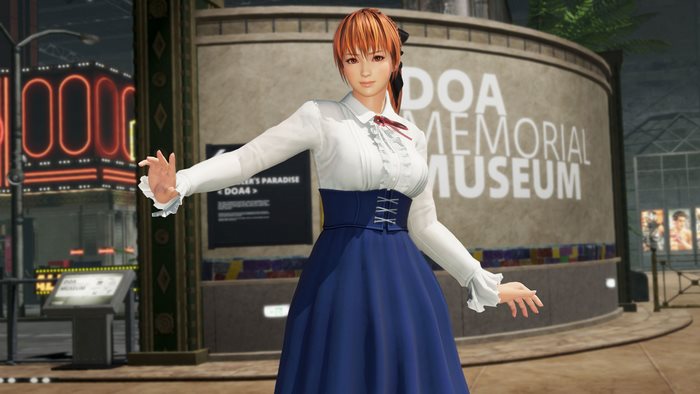 Kasumi from Dead or Alive 6 at DOA Memorial Museum