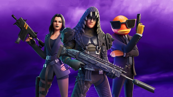Fortnite characters with weapons