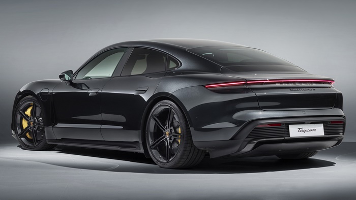 2020 Porsche Taycan Turbo S Black Sedan