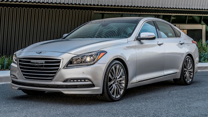 2017 Genesis G80 Silver Luxury Sedan