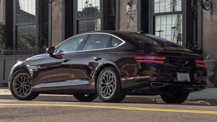 2021 Genesis G80 Bordeaux Sedan