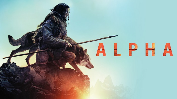Alpha movie poster with wolf
