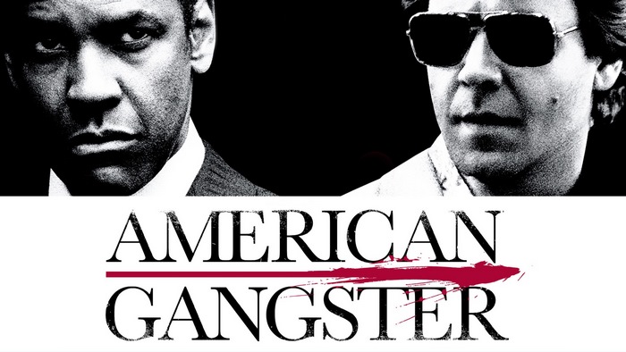 American Gangster starring Denzel Washington and Russell Crowe