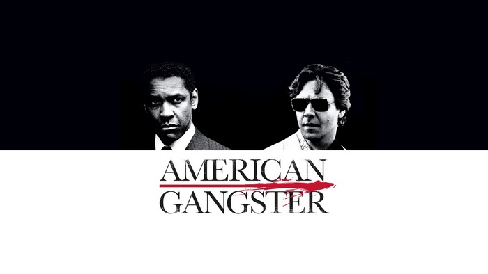 American Gangster starring Denzel Washington and Russell Crowe