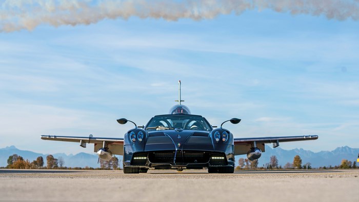 Pagani Huayra with Airplane Wings