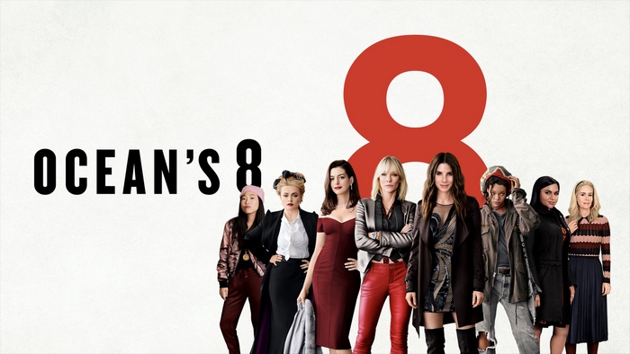 Ocean's 8 movie poster with cast