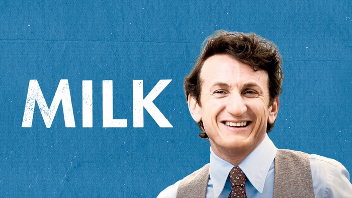 Milk movie poster with Sean Penn