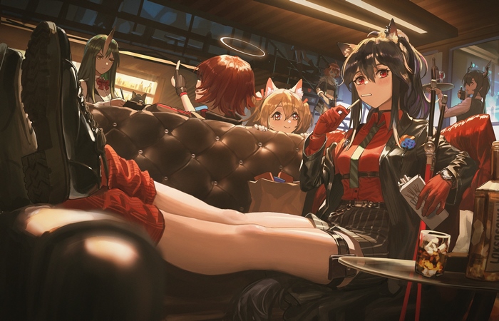 Texas, Chen, and Hoshiguma from Arknights 4K