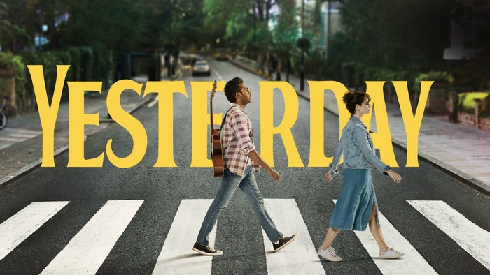 Yesterday movie poster with Himesh Patel and Lily James