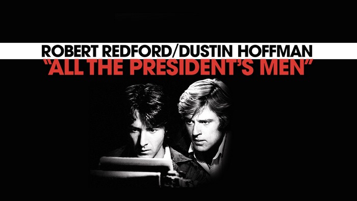 All the President's Men Robert Redford Dustin Hoffman