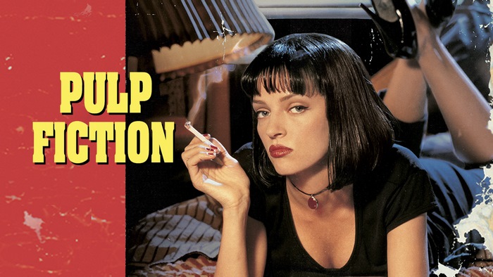 Pulp Fiction Mia Wallace Smoking