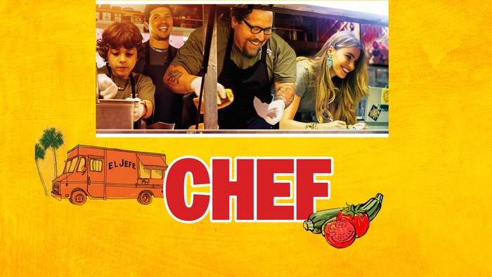 Chef movie poster with food truck and cast