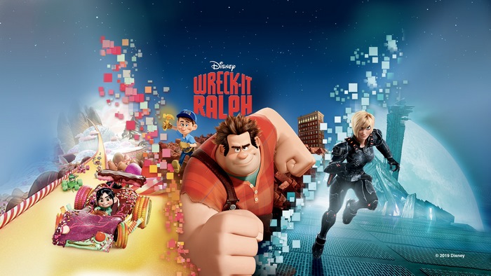 Wreck-It Ralph characters in a digital world