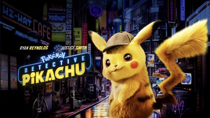 Pokémon Detective Pikachu in Neon City Night
