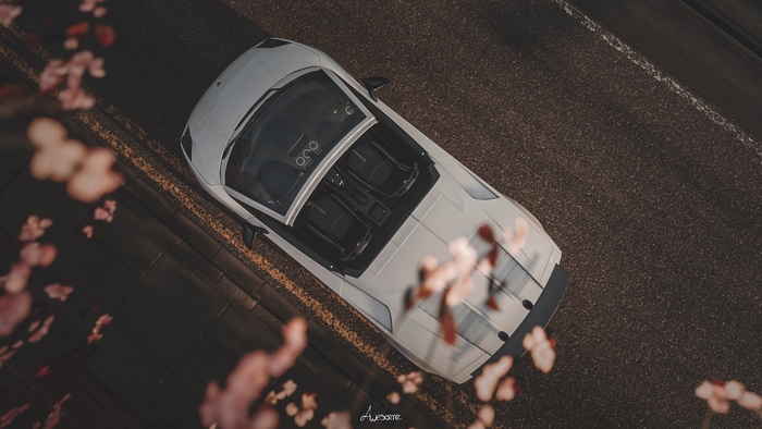 White Lamborghini Gallardo LP560-4 convertible