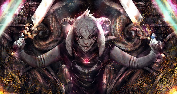 Asriel Dreemurr from Undertale