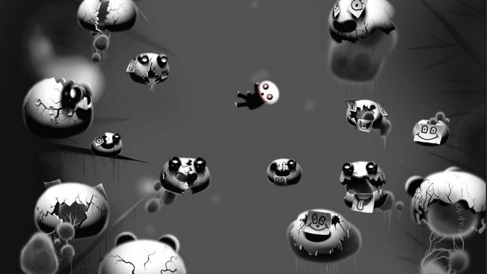 Happy Game characters falling