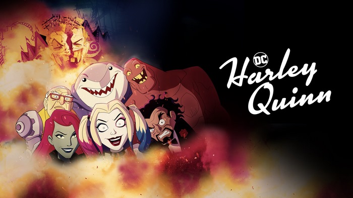 Harley Quinn TV Show Characters with Joker Background