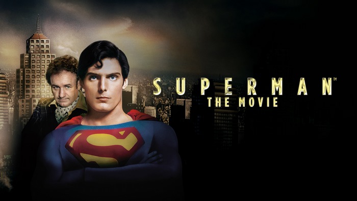 Superman: The Movie starring Christopher Reeve and Gene Hackman